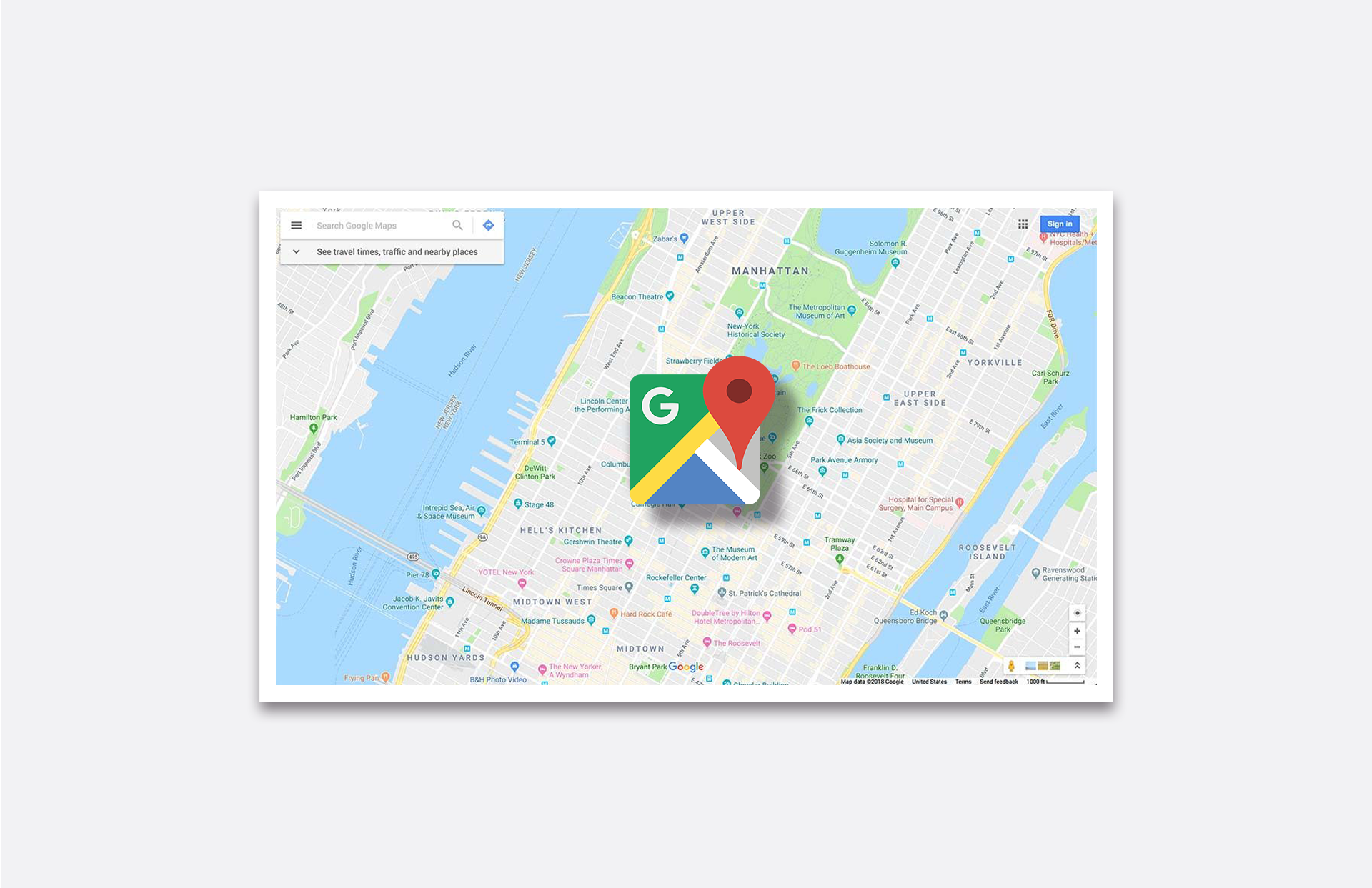 Приклад використання API Google Maps.