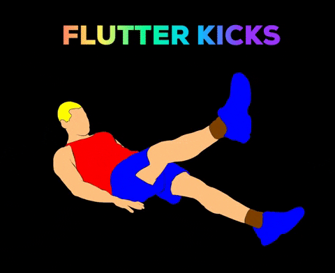 flutter kicks