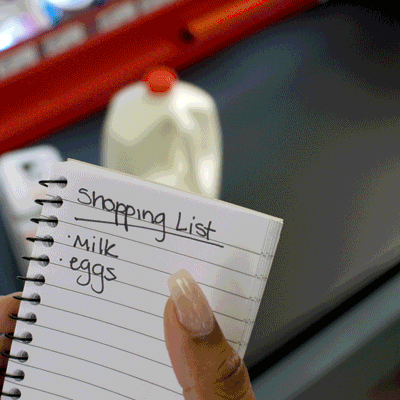 shopping list