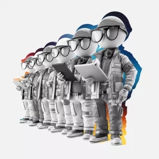 Иллюстрация к статье о шести лучших конструкторах мобильных приложений для iOS и Android.